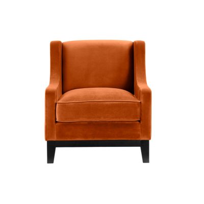 Stol Housten B75 D60 H80 velour Orange