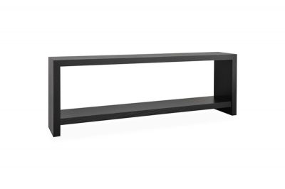 Konsoll bord London sort eik B: 200, D:35, H:70
