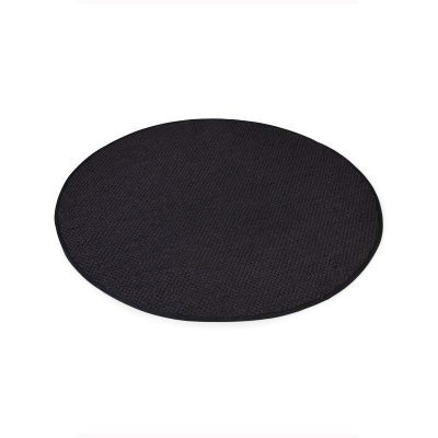 Sisal teppe black Ø160cm med kanting