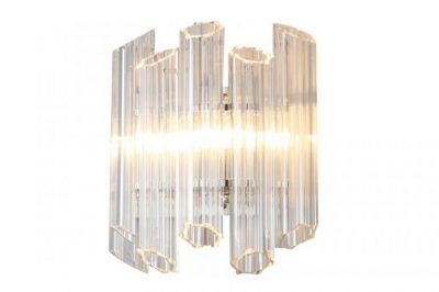 Vegg lampe Praha clear glass/gold L31 x W17 x H32.5cm