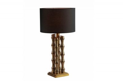Bordlampe Tampa Gold H90cm skjerm Ø45cm sort