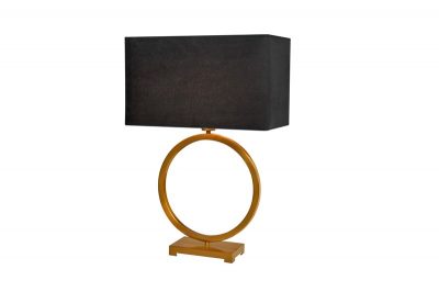 Bordlampe Fontana Gold B46xD24xH65cm skjerm sort velur