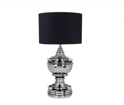Bordlampe Spring Hill 28x53Cm Black Nickel