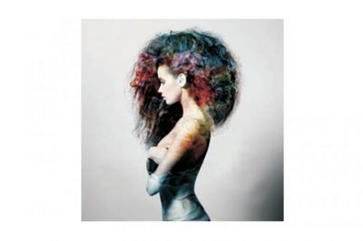 Glass picture lady color 120x120