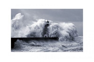 Glass picture lighthouse 90cm x 150cm